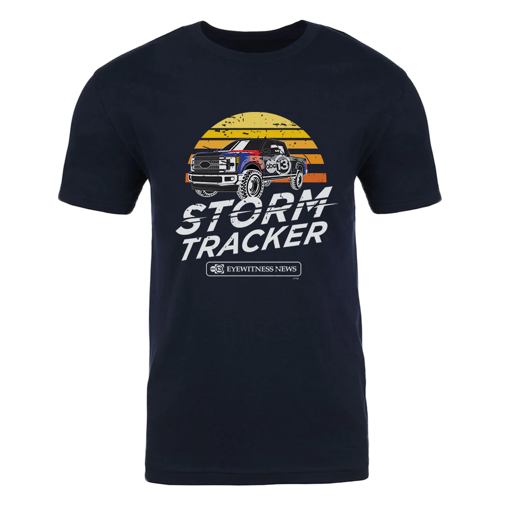 ABC13 Houston Storm Tracker Adult Short Sleeve T-Shirt - Image 3