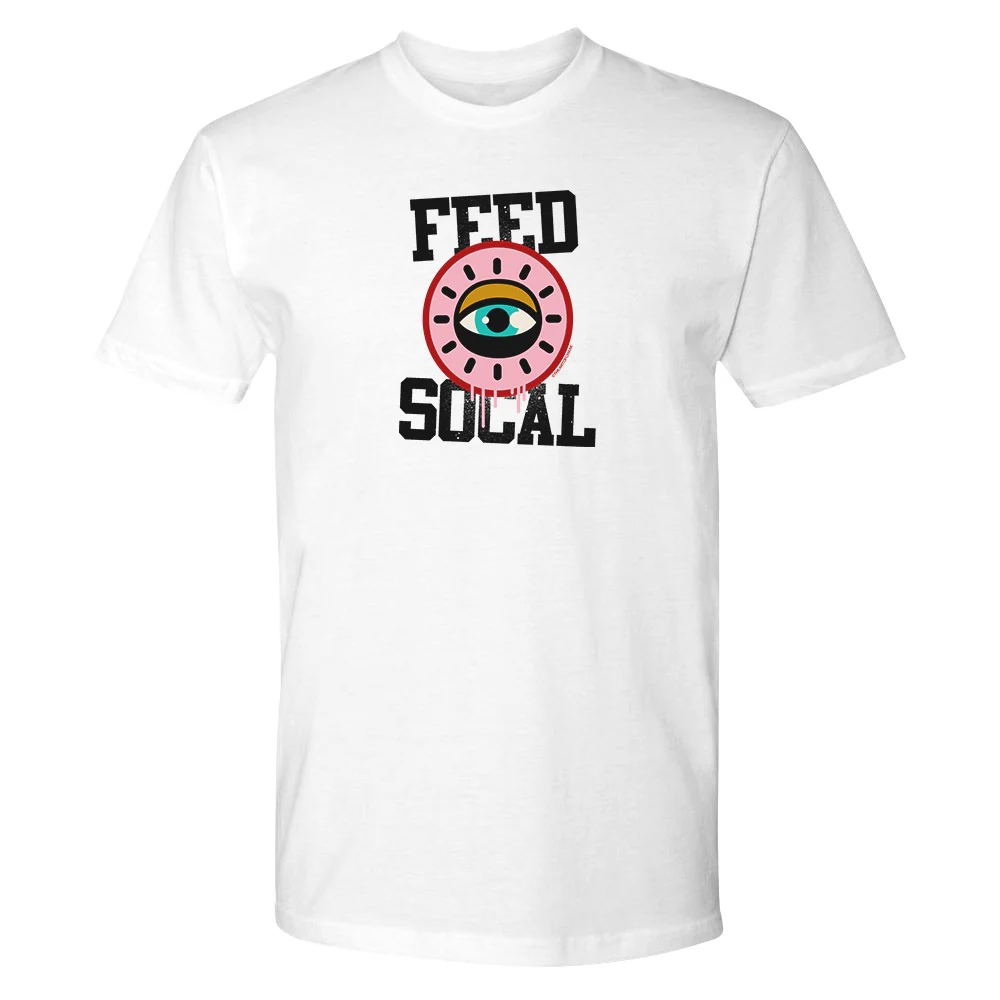ABC7LA Feed SoCal Adult T-Shirt designed by The Art of the Chase - Image 4