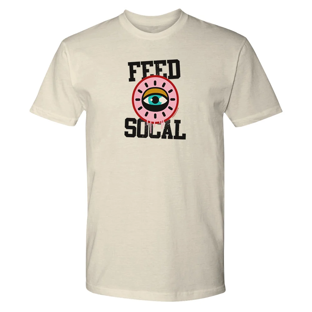 ABC7LA Feed SoCal Adult T-Shirt designed by The Art of the Chase - Image 5
