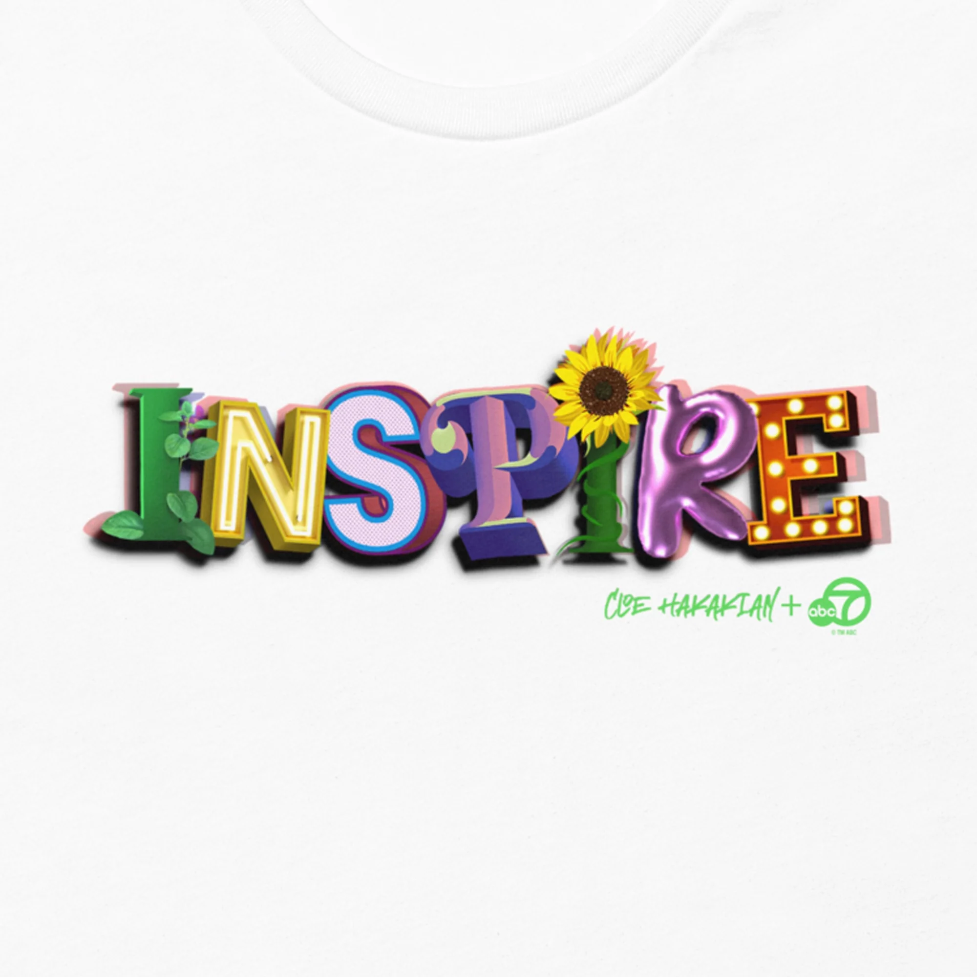 ABC7LA Feed SoCal Inspire T-shirt Designed by Cloe Hakakian - Image 2