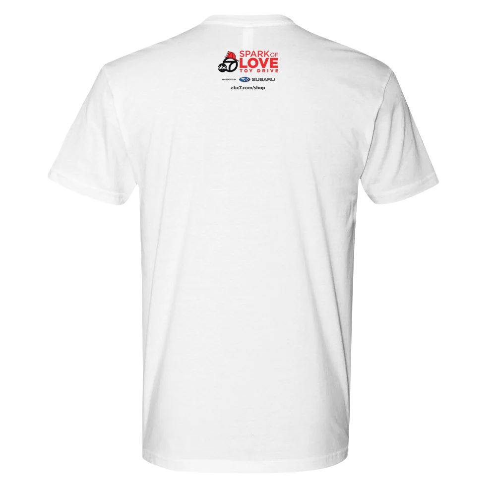 ABC7LA Spark of Love Adult Short Sleeve T-Shirt designed by hero - Image 6