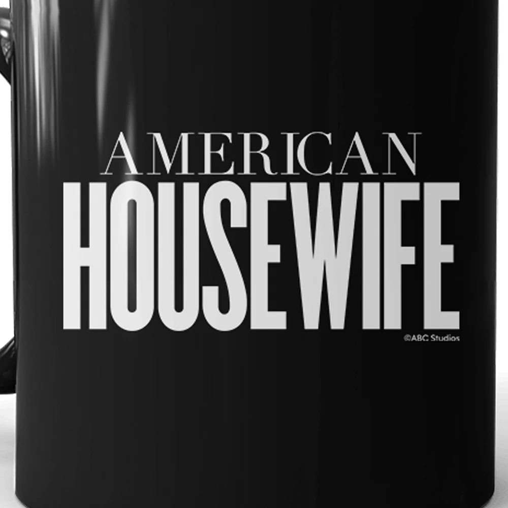 American Housewife Logo Black Mug - Image 2