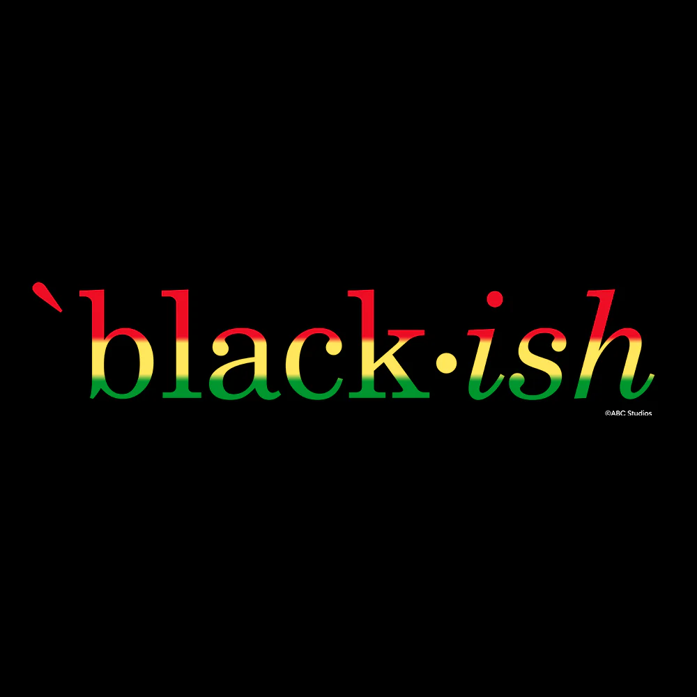 black-ish Ombre Logo Adult Short Sleeve T-Shirt - Image 2