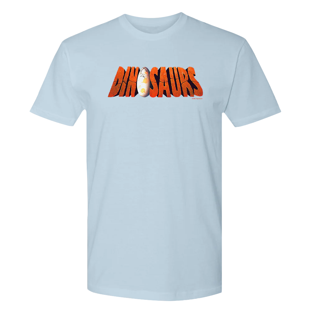 Dinosaurs Logo Adult Short Sleeve T-Shirt