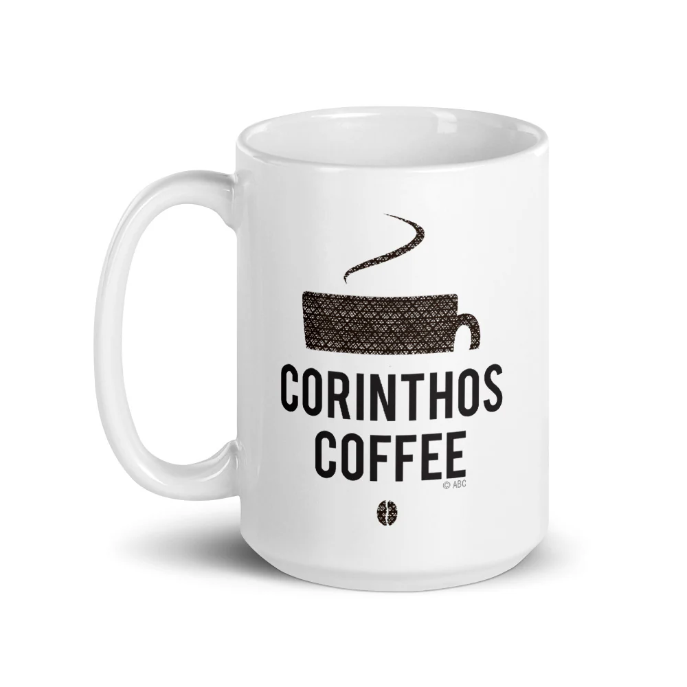 General Hospital Corinthos Coffee White Mug - Image 8
