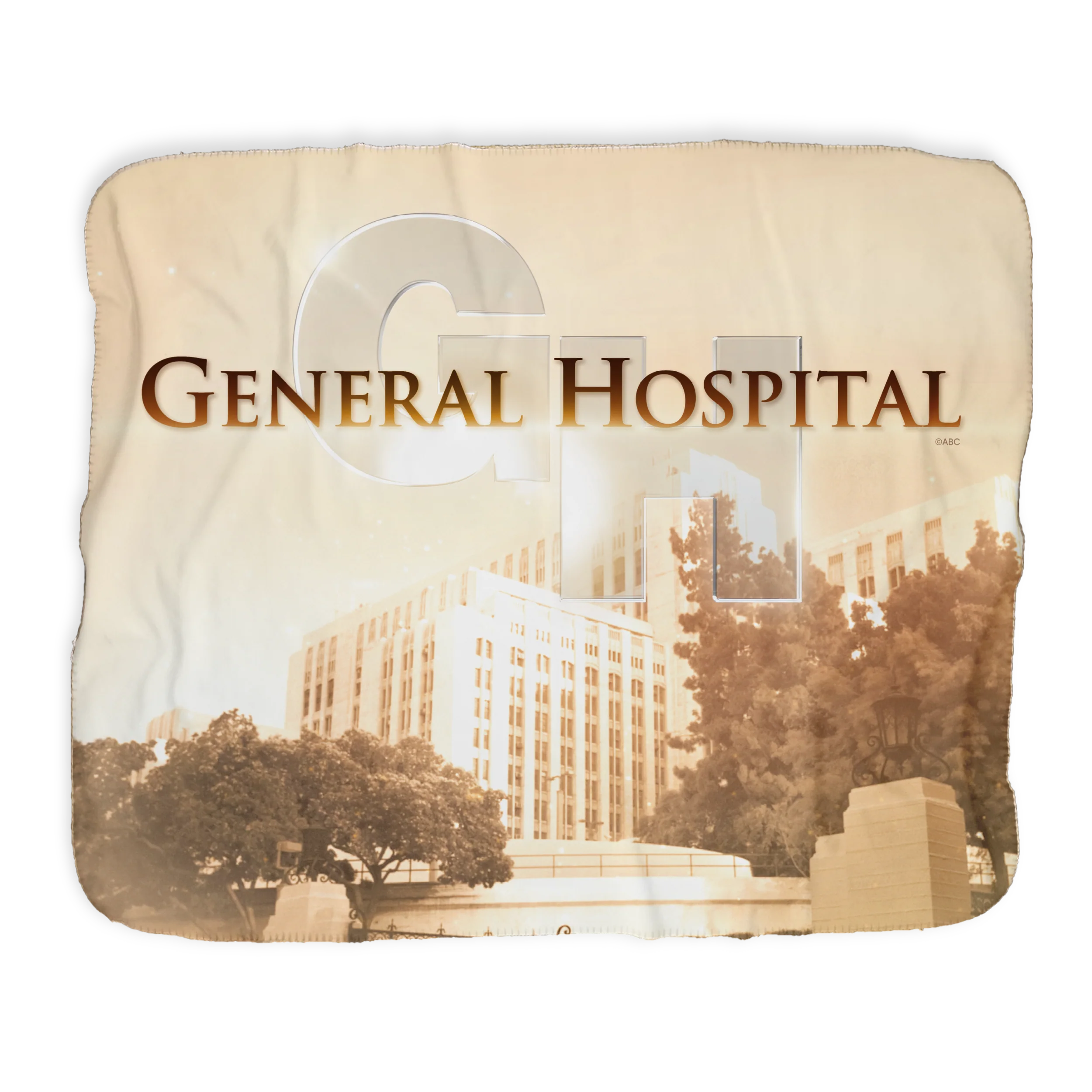 General Hospital Key Art Sherpa Blanket