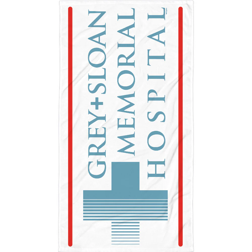 Grey's Anatomy Grey + Sloan Logo Beach Towel - Image 2