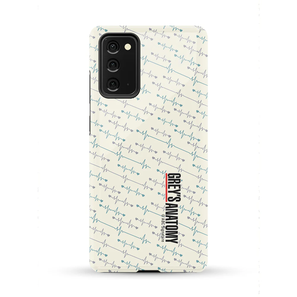 Grey's Anatomy Heartbeat Logo Tough Phone Case - Image 6