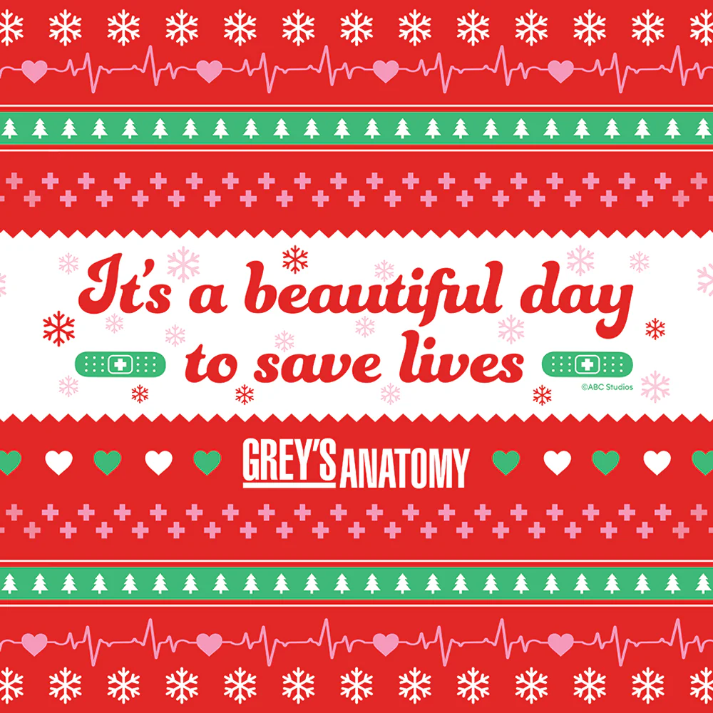 Grey's Anatomy It's A Beautiful Day Holiday Crewneck Sweatshirt - Image 2