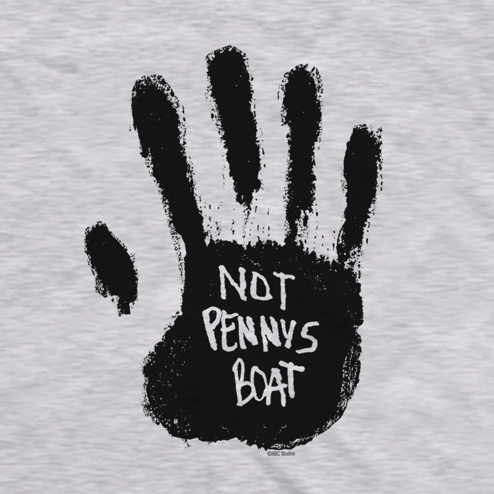 Lost Not Pennys Boat Adult Short Sleeve T-Shirt - Image 2