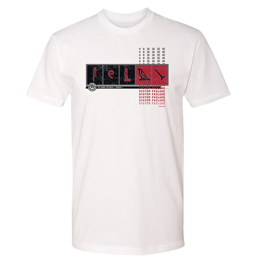 Lost Numbers Adult Short Sleeve T-Shirt