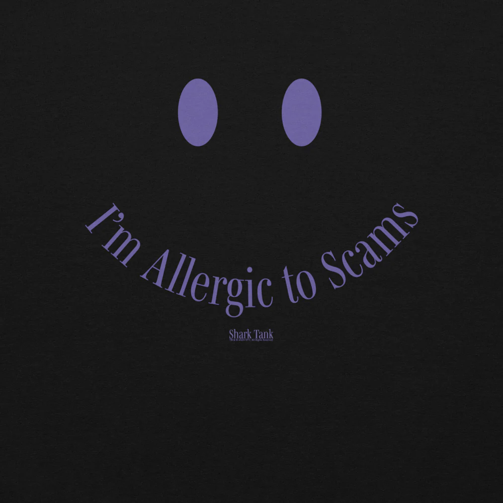 Shark Tank I'm Allergic to Scams Crewneck Sweatshirt - Image 2