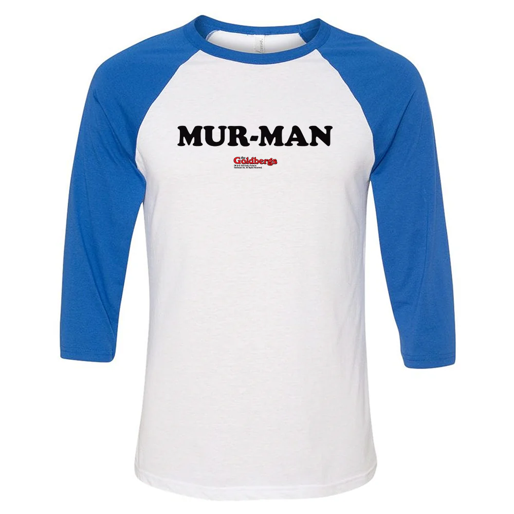 The Goldbergs Mur-Man 3/4 Sleeve Baseball T-Shirt