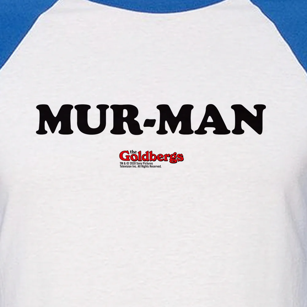 The Goldbergs Mur-Man 3/4 Sleeve Baseball T-Shirt - Image 2