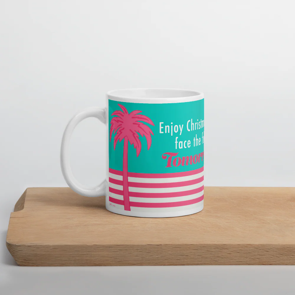 The Golden Girls Dorothy Enjoy Christmas Miami White Mug - Image 7