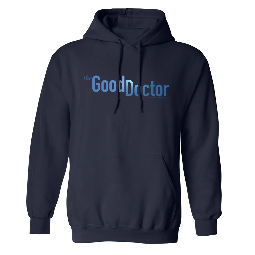 The Good Doctor Logo Fleece Hooded Sweatshirt - Image 3