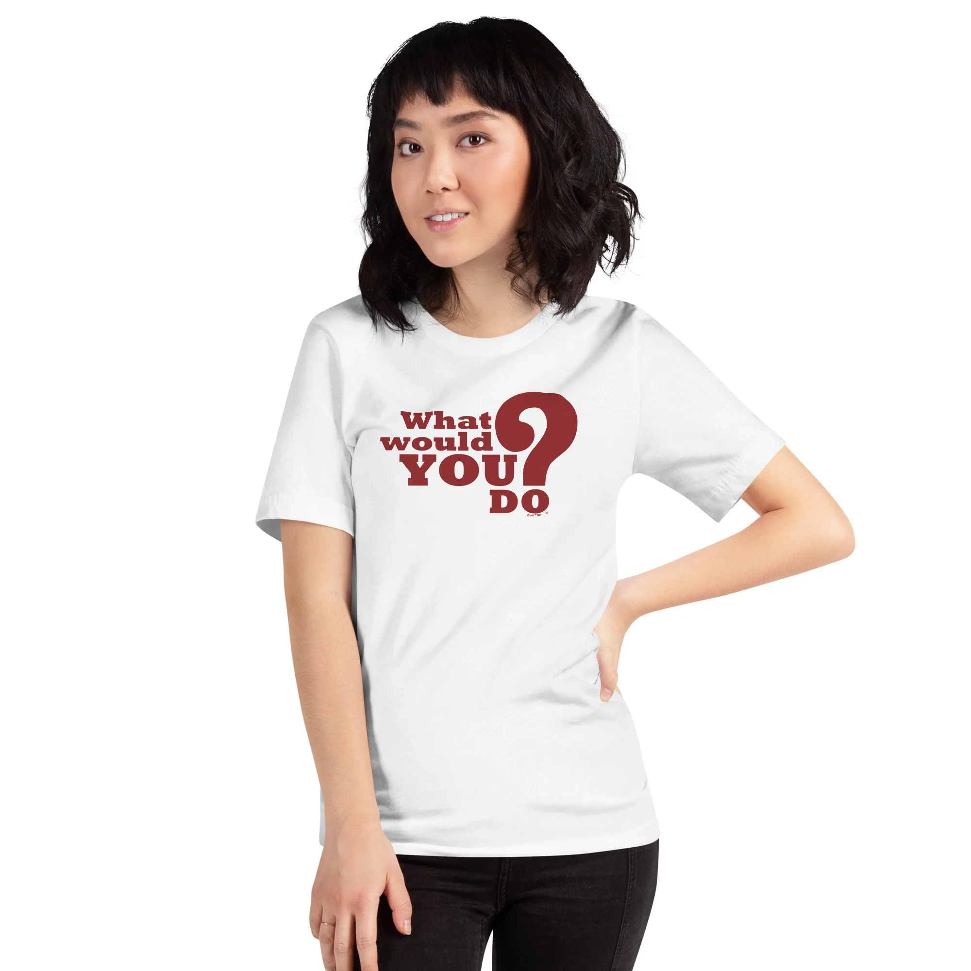 What Would You Do? Logo Personalized Adult T-Shirt - Image 3