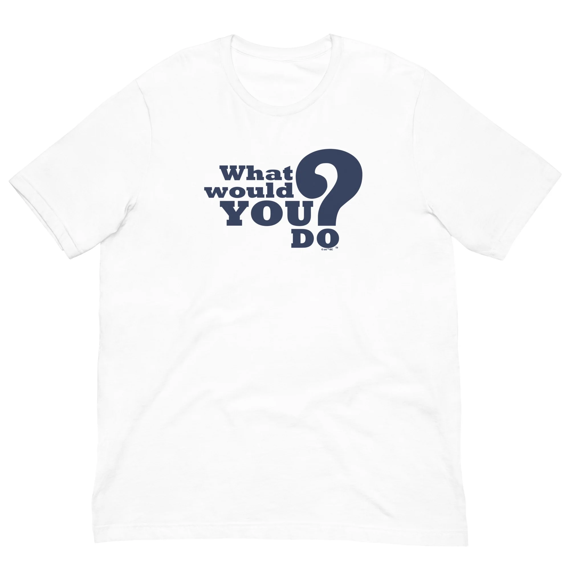 What Would You Do? Logo Personalized Adult T-Shirt - Image 4