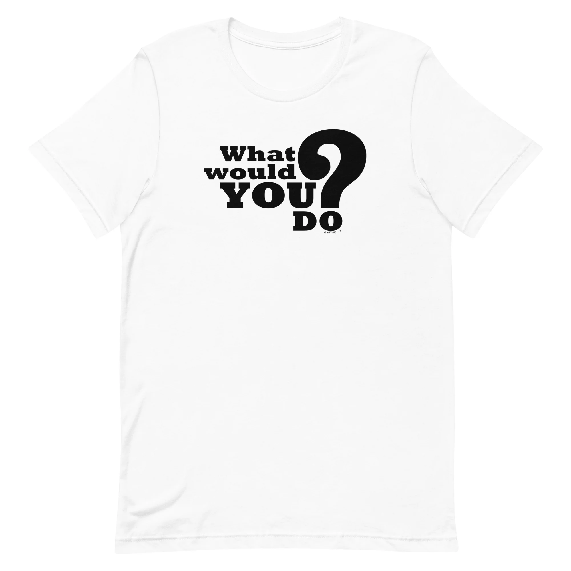 What Would You Do? Logo Personalized Adult T-Shirt - Image 5